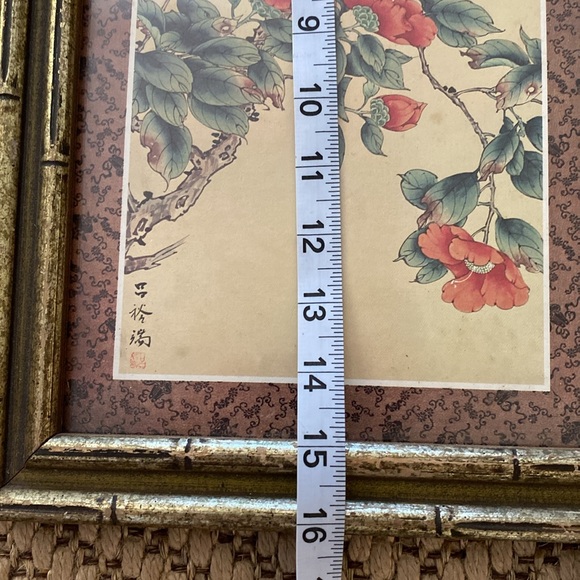 Asian VintageBird on  Flowering Branches Set of 3 - Picture 7 of 8